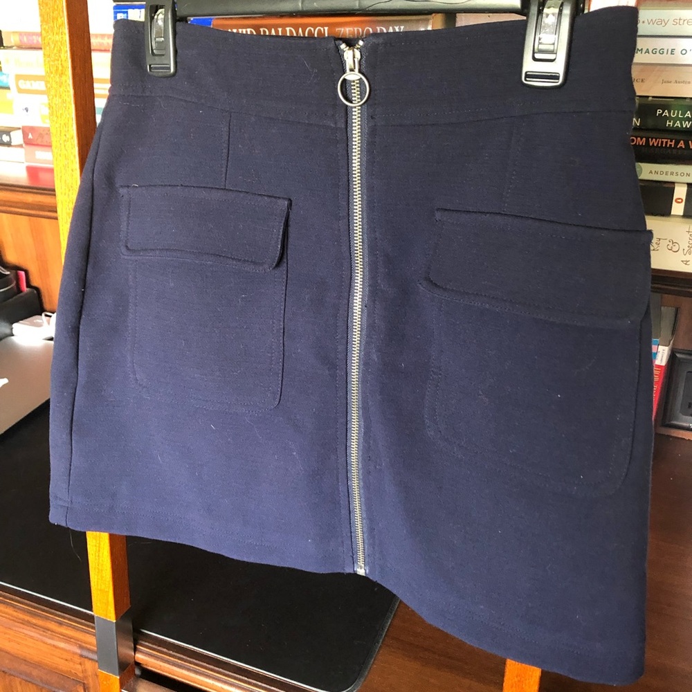 Forever 21 Navy Pocket Skirt